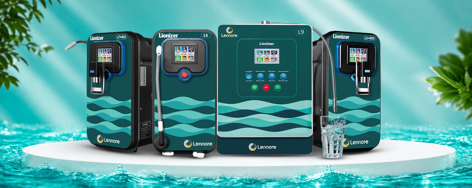 Lennore alkaline water ionizer home banner