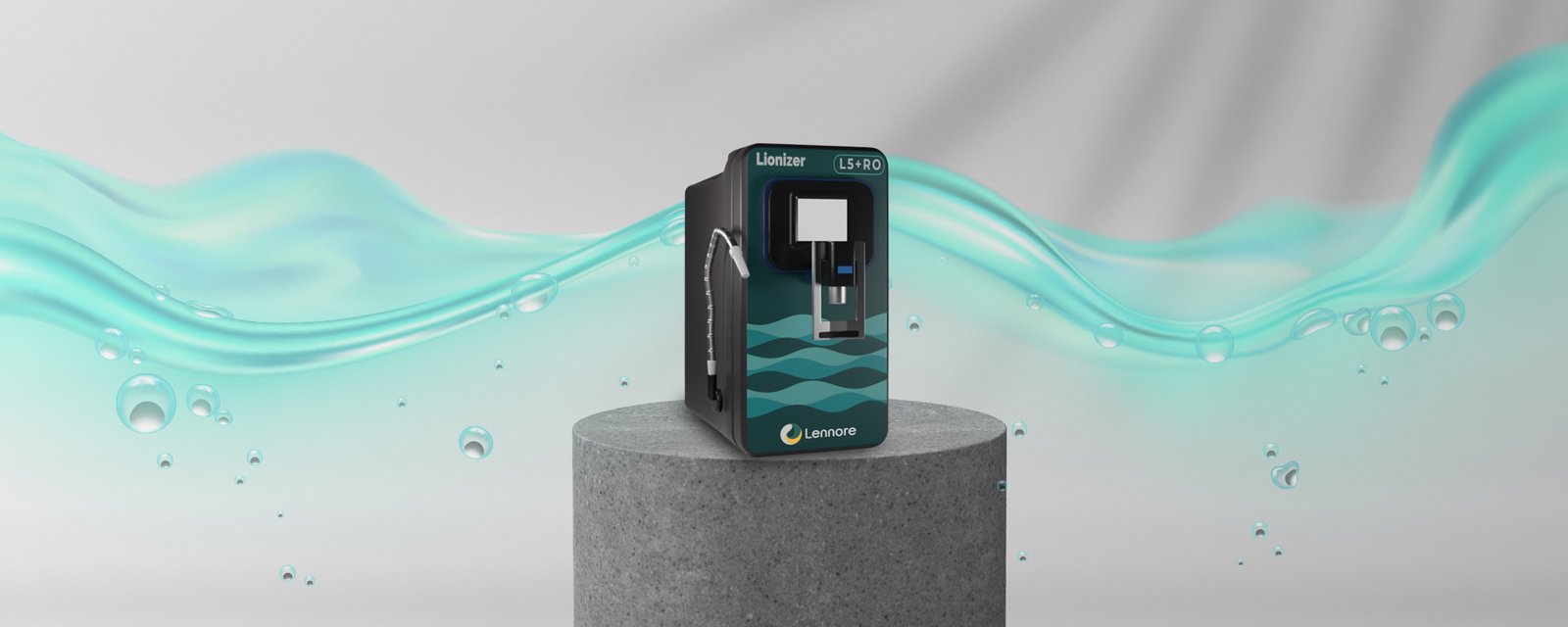 Lennore L5 + RO alkaline water purifier banner