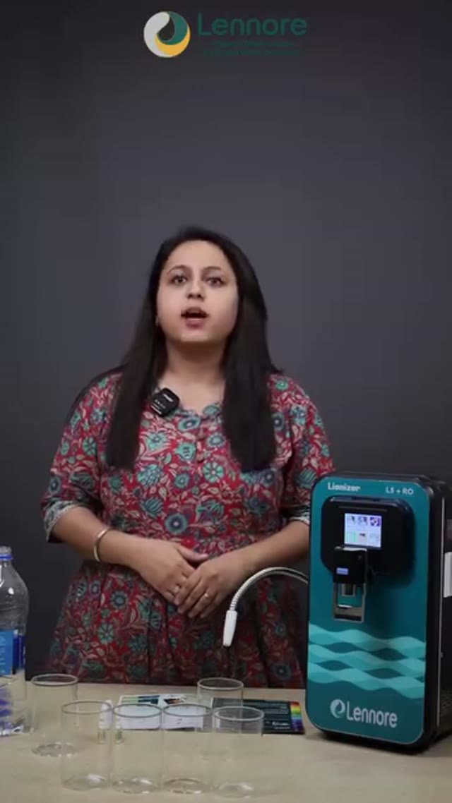 Drinking water pH test demo